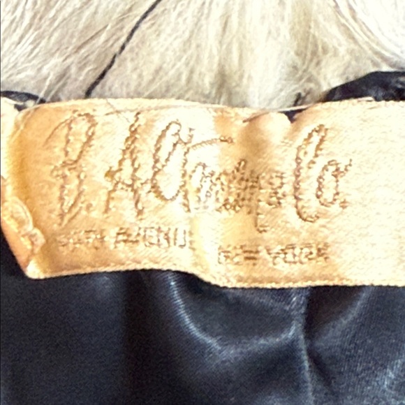Vintage B. Altman & Co. Real Fur Bonnet Luxury Winter Hood with Grosgrain Ribbon main image 9